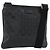 GUCCI GG Implementation Shoulder Bag PVC Black Silver 201538