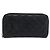 CHANEL Matelasse Cambon Line Long Wallet Leather Black Silver CC - vista 13
