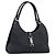 GUCCI GG Canvas Jackie Hand Bag Black Silver 002 1067