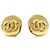 CHANEL Earring Metal Gold Tone CC - vista 2
