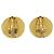 CHANEL Earring Metal Gold Tone CC - vista 3