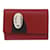 LOEWE Studio Ghibli No-Face Compact Wallet Leather Red Gold - vista 13