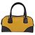 PRADA Hand Bag Leather Yellow Silver - vue 2