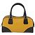 PRADA Hand Bag Leather Yellow Silver - vue 3