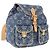 LOUIS VUITTON Monogram Denim Sac A Dos PM Backpack Blue LV