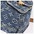 LOUIS VUITTON Monogram Denim Sac A Dos PM Backpack Blue LV - vista 14