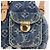 LOUIS VUITTON Monogram Denim Sac A Dos PM Backpack Blue LV - vista 17