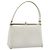 GUCCI Hand Bag Leather White Gold 000 406 0025