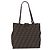 FENDI Zucca Canvas Tote Bag Brown Black - vista 3