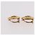 CHANEL COCO Mark Earring Metal Gold Tone CC - vista 13