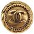 CHANEL COCO Mark Earring Metal Gold Tone CC - vista 3