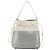 Miu Miu Shoulder Bag Leather Silver - vista 2