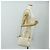 PRADA Hand Bag Vittero Dino Leather 2way White Gold - vista 31