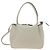 PRADA Hand Bag Vittero Dino Leather 2way White Gold - vista 4