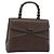 GUCCI Bamboo Hand Bag Leather Brown