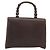 GUCCI Bamboo Hand Bag Leather Brown - vista 2