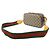 Borsa GUCCI Neo GG Supreme Marrone Rosso Beige Verde Giallo - vista 3
