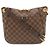 Borsa a tracolla Louis Vuitton Damier South Bank Marrone Rosso Damier ebene