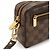 Louis Vuitton Damier Pochette Billet Macau Clutch Marrone Damier ebene - vista 5