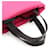 Borsa tote Prada Tessuto Soft Nero Rosa - vista 5
