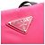 Borsa tote Prada Tessuto Soft Nero Rosa - vista 7