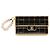 Borsa Chanel Coco Mark Chocolate Bar con motivo perla e spilla charm Nero D'oro