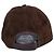Cappello Gucci in pelle e camoscio con logo GG in rilievo Marrone scuro - vista 4