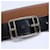 Hermès Hermes Cape Cod Box Calf Reversible Belt Black Silvery Golden - view 5