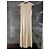 Sandro langes Strickkleid in Beige mit Perlenverzierung Creme - Ansicht 6