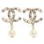 Orecchini a lobo Chanel Gold D'oro