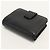 Cartera bi-fold Prada de piel Saffiano negra Negro - vista 2