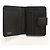 Cartera bi-fold Prada de piel Saffiano negra Negro - vista 3