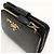 Cartera bi-fold Prada de piel Saffiano negra Negro - vista 8