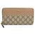 Gucci Damen Langbrieftasche Beige
