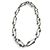 Collar Gucci Chiodo AG925 de Cadenas Entrelazadas Plata