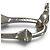 Collar Gucci Chiodo AG925 de Cadenas Entrelazadas Plata - vista 4