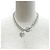 Collana girocollo Tiffany & Co. in argento 925 con ciondolo a cuore e chiusura T - vista 2