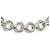 Tiffany & Co Collana Tiffany Vintage Triple Round Link Argento - vista 3