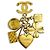 Spilla Trifoglio Chanel Vintage Coco Mark D'oro - vista 2