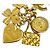 Spilla Trifoglio Chanel Vintage Coco Mark D'oro - vista 3