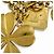 Spilla Trifoglio Chanel Vintage Coco Mark D'oro - vista 7