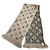 Stola Louis Vuitton Logomania Monogram in lana e seta - vista 3