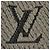Stola Louis Vuitton Logomania Monogram in lana e seta - vista 6