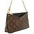 Borsa a pochette Louis Vuitton Monogram Pallas Marrone Nero
