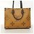 Borsa Tote Louis Vuitton Monogram Reverse OnTheGo MM Marrone - vista 11