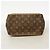 Borsa Louis Vuitton Monogram Batignolles Marrone - vista 3
