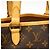 Borsa Louis Vuitton Monogram Batignolles Marrone - vista 7