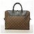Borsa Briefcase Louis Vuitton Monogram Macassar Marrone Nero - vista 12