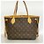 Borsa Tote Louis Vuitton Monogram Neverfull PM Marrone - vista 11