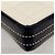Borsa a tracolla con catena Chanel Chocolate Bar Nero Bianco - vista 6